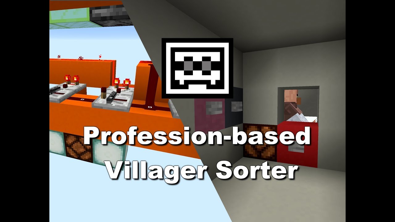 Villager Sorting by Profession | Minecraft 1.13
