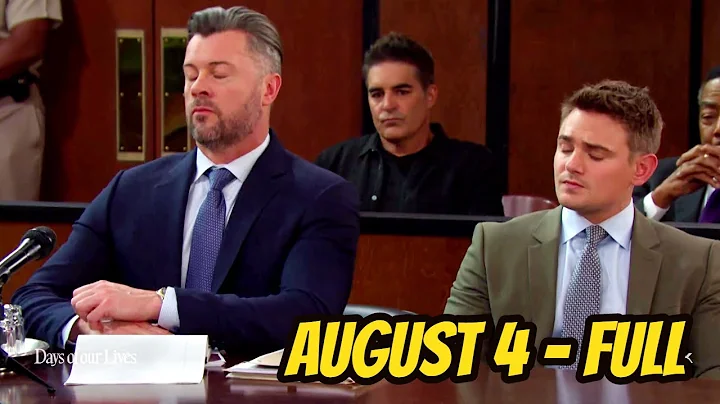 Days of our Lives Monday Update 8/4/25, Full Episode 720HD, DOOL August 4, 2025 - Full Episode