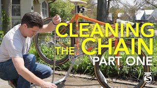 For those using the super secret chain lube and have never used a
wax-based lube, this video shows two methods of cleaning your chain.
are ...