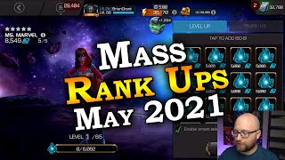 Mass Rank Ups  May 2021 | Marvel Contest of Champions