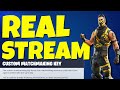 FORTNITE Real Stream Live | NA EAST CUSTOMS | Stream Snipe Me