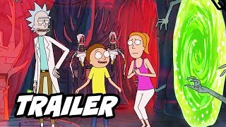 Rick and Morty Season 4 Trailer and Deleted Scene Easter Eggs Breakdown