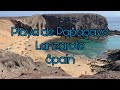 Playa de Papagayo Yaiza Lanzarote Beach Impressions 2022 | Strand Impressionen Mai 2022 | Urlaub
