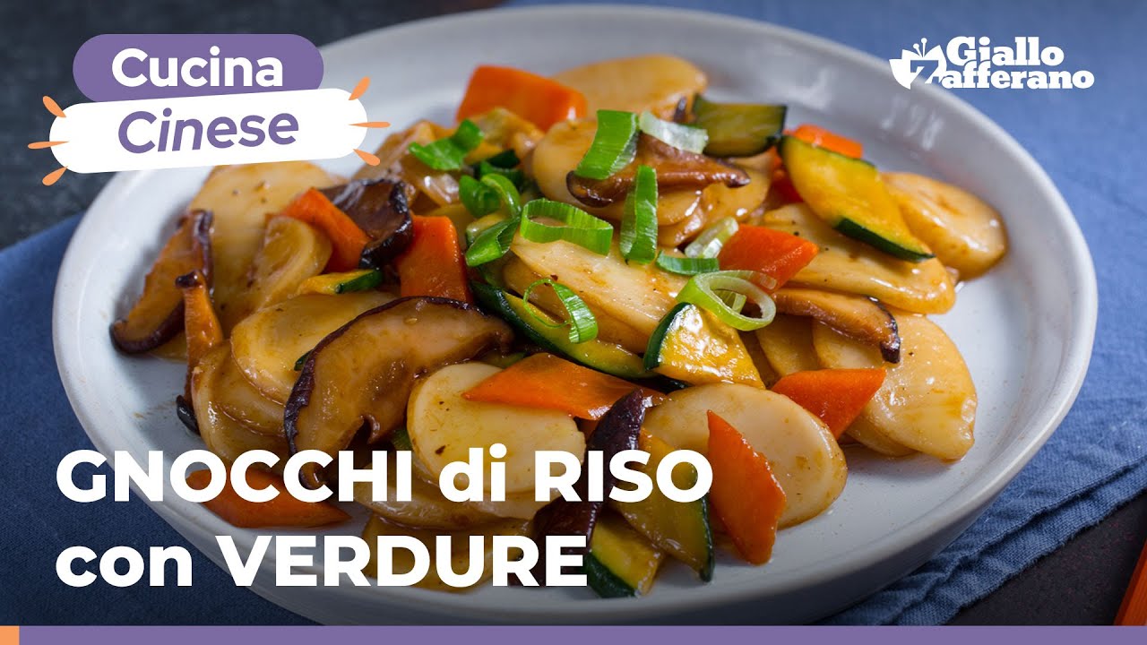 GNOCCHI di RISO con VERDURE: la CUCINA TRADIZIONALE CINESE con le CHEF  MULAN!🥢🏮🎎 