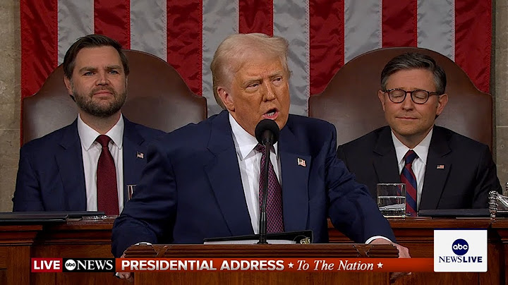 'There are only two genders: male and female,' Pres. Trump says during joint session of Congress