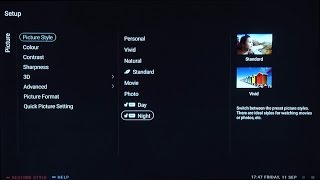 Philips 50PFT6550 HD TV Best Picture Settings