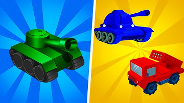 Tank Commander: Army Survival vs Tank Master - Merge Battles 1⭐ abcd