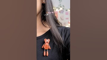 DIY Brooch 🧸#diy #shorts
