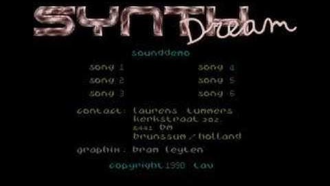 Synth Dream Sound Demo - Song 6 (Atari ST)