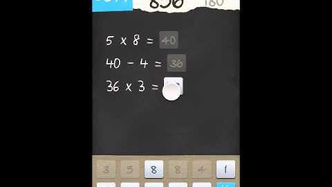 6 Numbers by Brainbow Level 180 Answer Guide