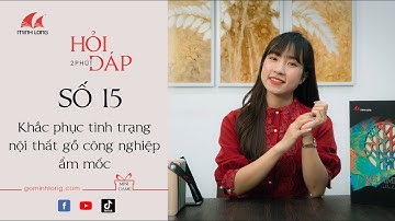 🔸🔸 2 PHÚT HỎI ĐÁP|SỐ 15 – KHẮC PHỤC TÌNH TRẠNG NỘI THẤT GỖ CÔNG NGHIỆP ẨM MỐC?