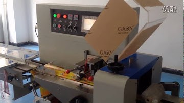 250model Sausage Packaging Machine Down Paper Flow Wrapping Device machine de conditionnement