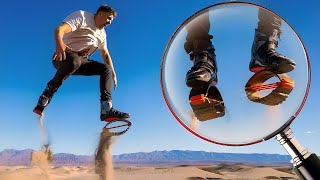 I Crossed The Desert In Trampoline Shoes! (World Record)