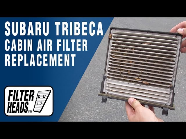 How To Replace Cabin Air Filter 2008 Subaru Tribeca - Youtube