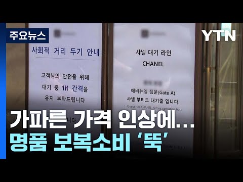 가파른 명품 가격 인상에 보복소비 뚝 오픈런 시들 YTN 