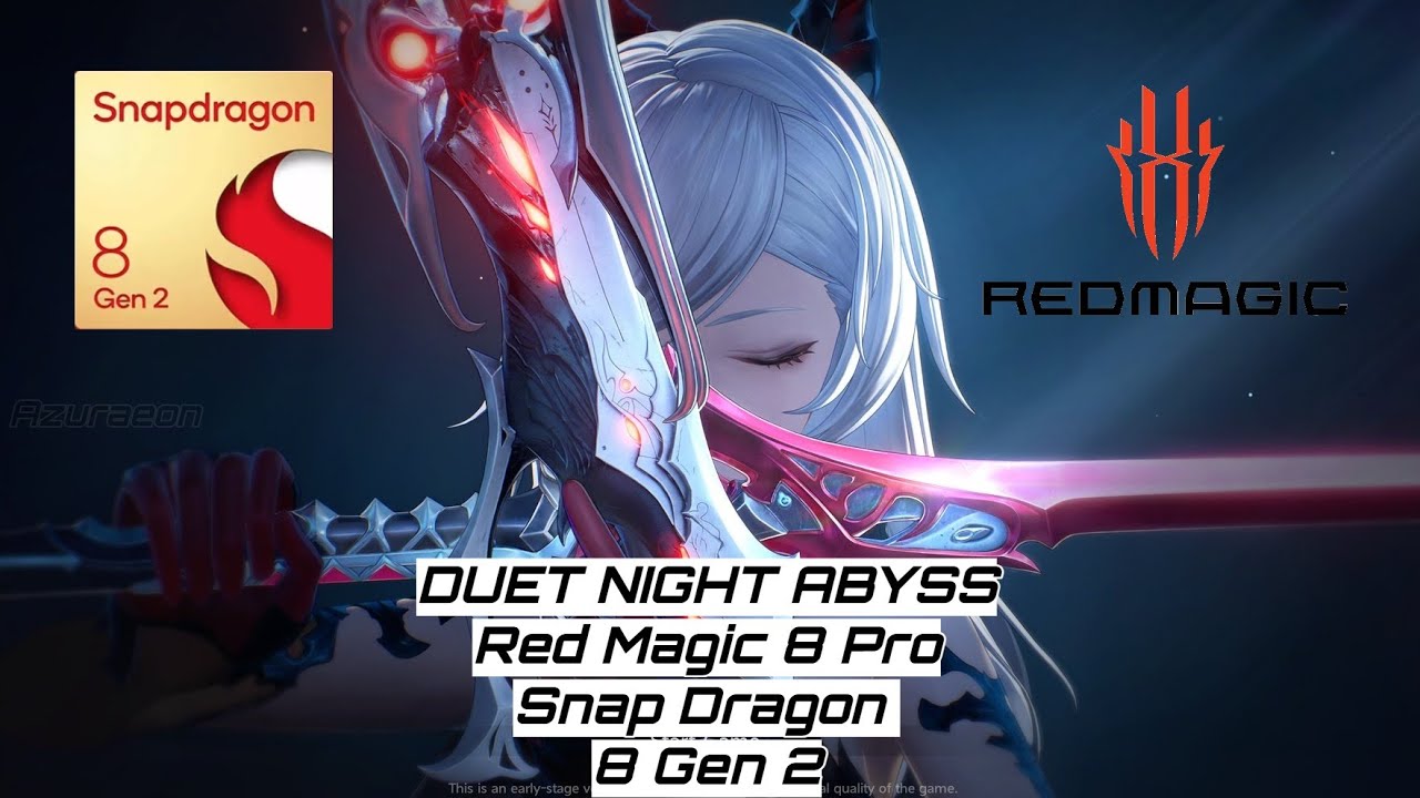 Duet Night Abyss CBT Benchmark | Red Magic 8 Pro | Snap Dragon 8 gen 2 | Max Graphics Test