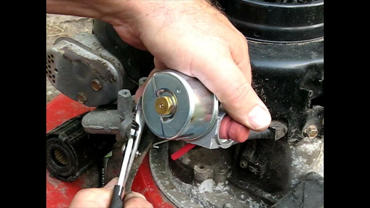 Replacing a carburetor on Tecumseh LV148Ea engine MTD yard machines