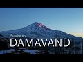 Damavand, Sunrise on Highest Peak in Iran.