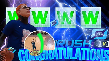 MY DEMIGOD 2 WAY SLASHING PLAYMAKER DOMINATES THE 1V1 RUSH EVENT IN NBA 2K20! BEST BUILD 2K20!