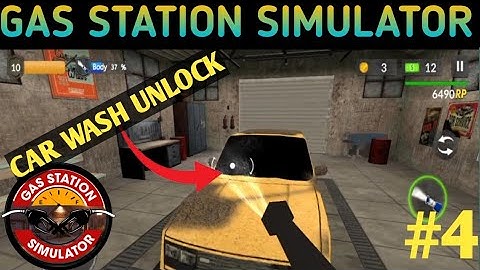 Unlock car wash in gas station  simulator//gas station simulator #4