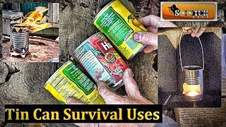 Tin Cans :12 Survival Hacks/ Uses