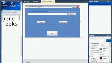 Visual Basic 2008 Express: File Encrypter