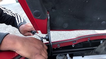 How to remove/install hood struts on a C6 corvette