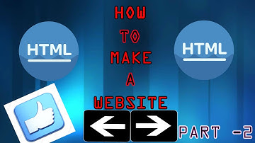 How To Make An HTML Website Using Notepad | Part - 2