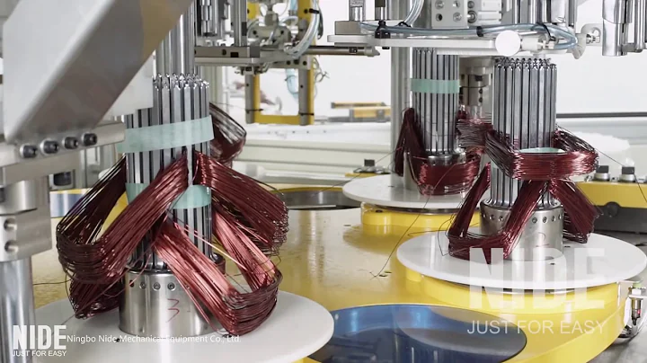 automatic stator coil winding machine / armature motor stator winder