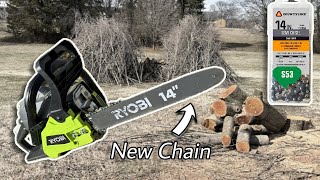 Ryobi 14&quot; Chainsaw Chain Replacement