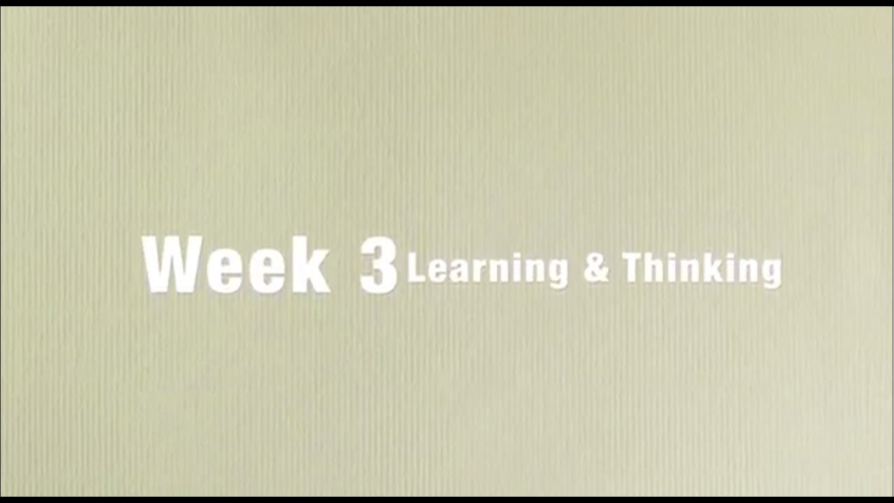 Week 3 - YouTube