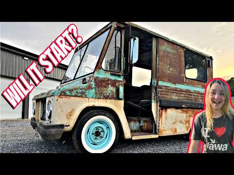 LS Swapped Postal Van First Start Up!