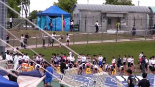 20170513 東大阪5月記録会 中学男子 100mTR 18組 KTYM