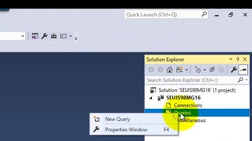 05-01 Creating a Project in SQL Server Management Studio