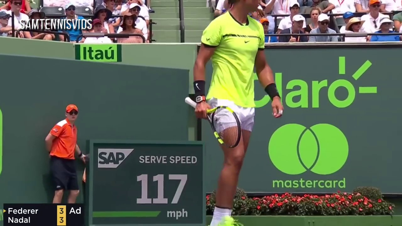 Roger Federer Vs Rafael Nadal Miami 2017 Final Highlights HDvia  torchbrowser com - YouTube