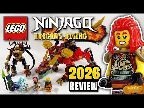 LEGO NINJAGO Wyldfyre's Transforming Dragon Mech (71868) - 2026 Set Review