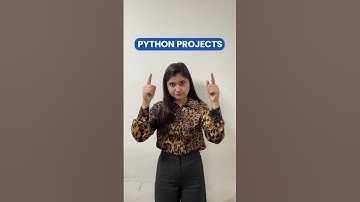 Top 10 Python Projects to Increase your chances of getting hired #Shorts #Pythonprojects