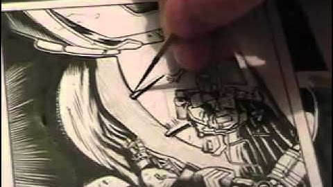 Judge Dredd Warzone Inking Single Panel (1)