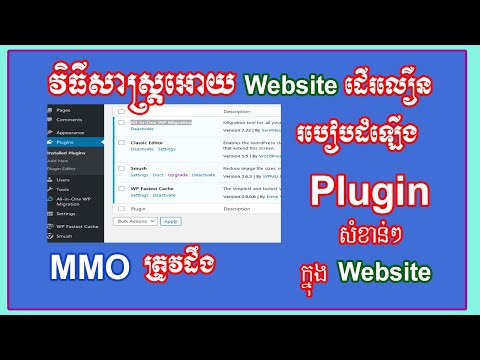 ចាំបាច់ត្រូវដឹង MMO, របៀបតំឡើង Plugin មួយចំនួនក្នុង Website