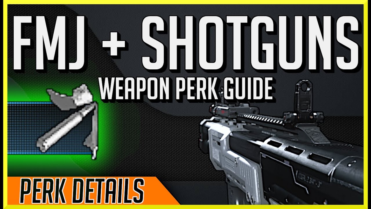 Ultimate Weapon Perk Guide: FMJ on Shotguns | Sniping Scorestreaks with ...