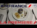 COMPLETE Air France First Class review, flight+lounge, JFK-CDG, May 21 La Premiere