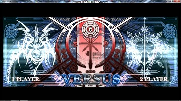 Blazblue Calamity Trigger Versus Screen