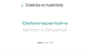 Jouw Muziekbibliotheek in My Music Staff: Repertoire Beheren & Aanvragen (major7.nl Tutorial)