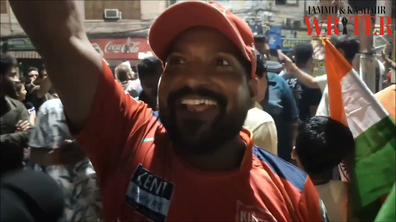 🇮🇳💥 Jammu erupts in joy! Team India conquers Pakistan in a thrilling Asia Cup clash 🏏✨ 