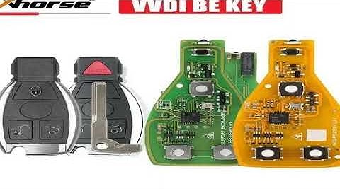 A must-have product! Xhorse VVDI BE Key Pro Improved Version For Benz Smart Key Shell 3 Buttons 4