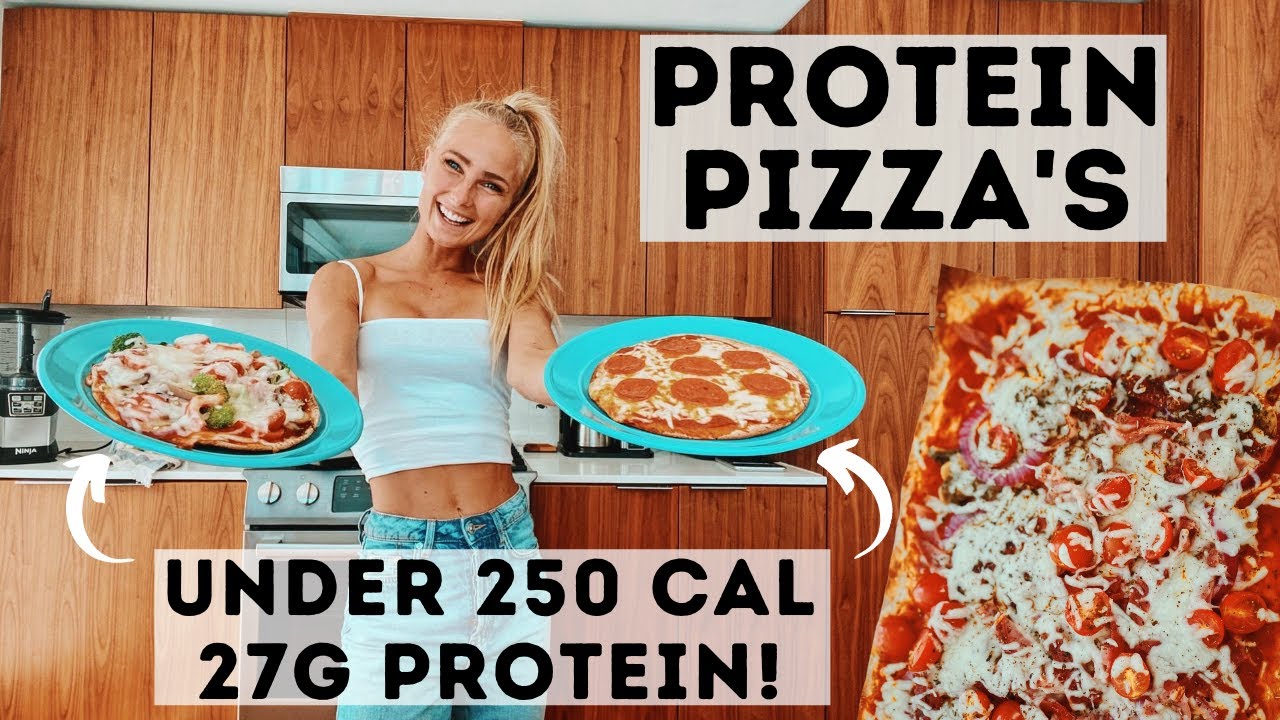 HIGH PROTEIN LOW CALORIE PIZZA FOR ABS AND WEIGHT LOSS! Healthy junk