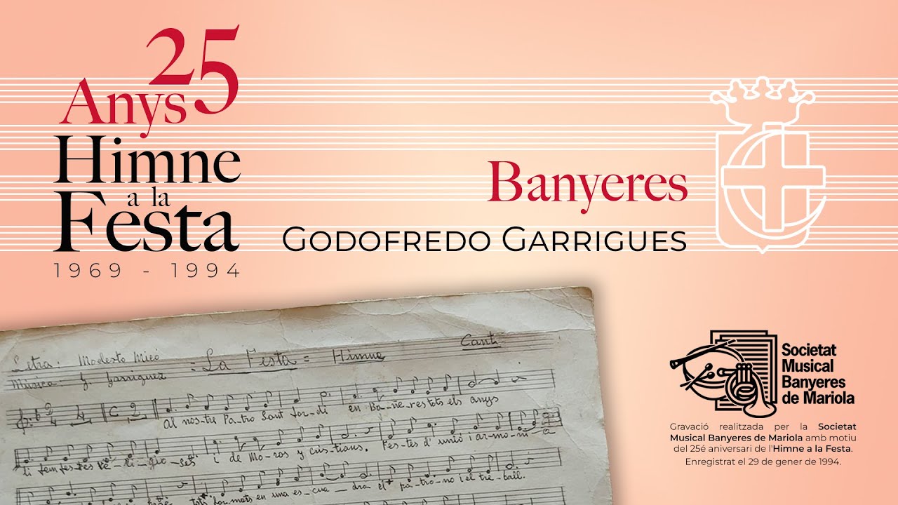 Banyeres, pasdoble de Godofredo Garrigues | Societat Musical Banyeres de Mariola