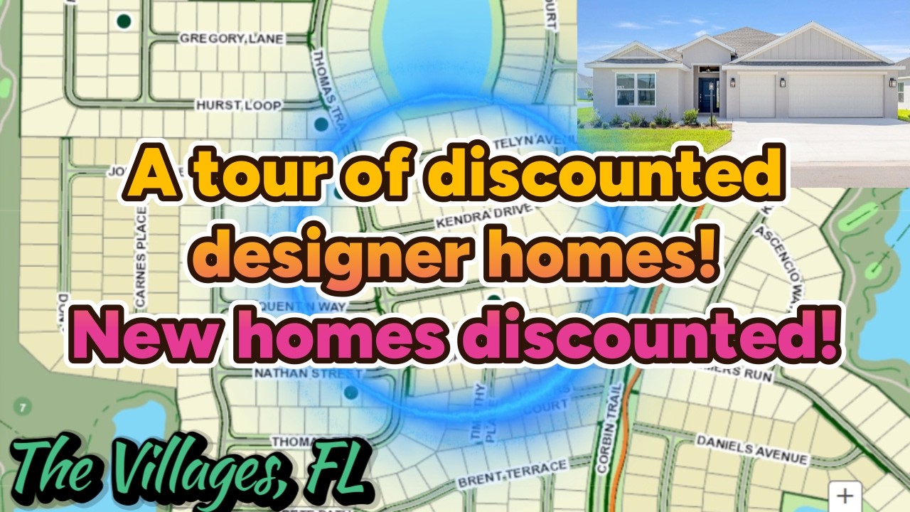 На рынок поступили новые дизайнерские дома по сниженным ценам! Виллиджс, Флорида.