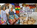 COOKING AND SELLING AFRICAN STREET FOOD FOR A LIVING IN GHANA | REAL LIFE | BUSINESS TO AFRICA