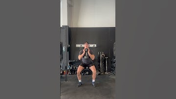 Eccentric goblet squat